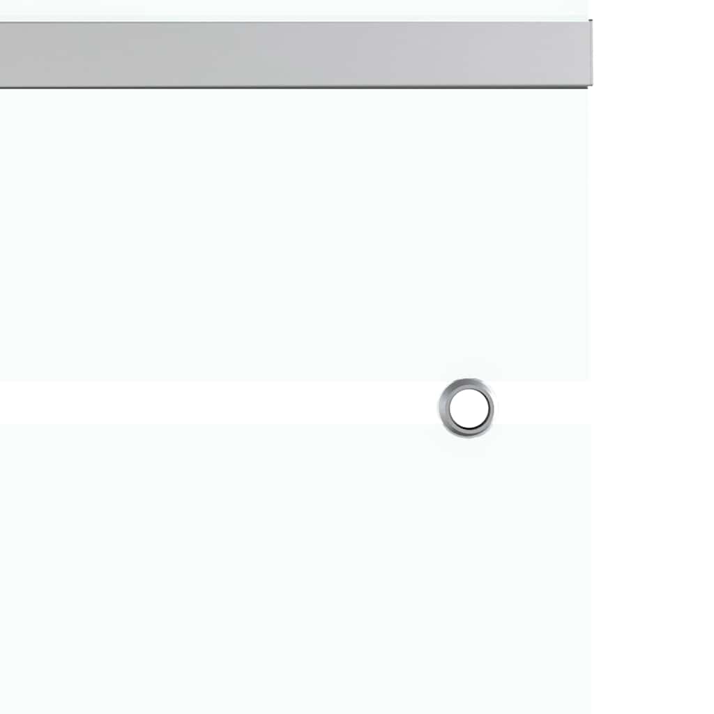 skydedør 76x212 cm hærdet glas og aluminium sølvfarvet