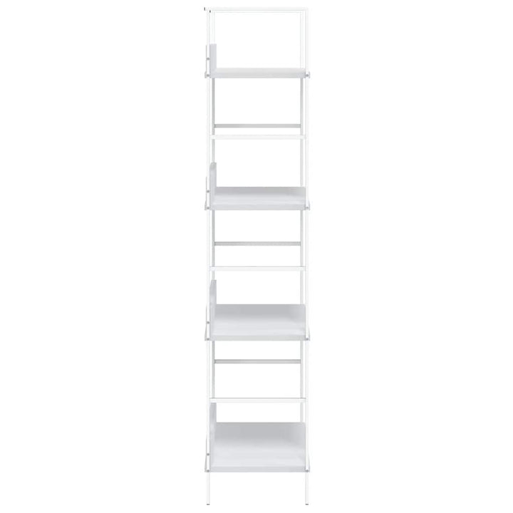 bogreol med 3 hylder 60x27,6x124,5 cm konstrueret træ hvid