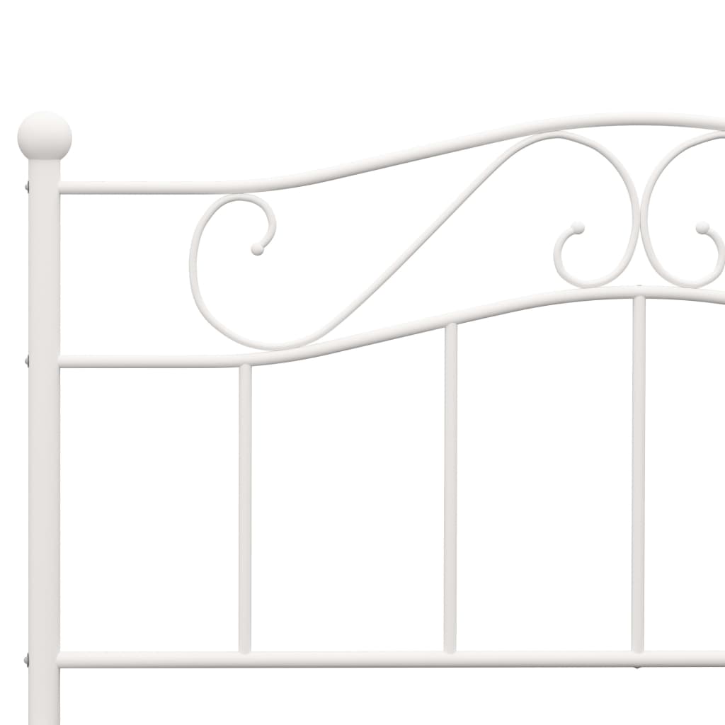 sengestel 160x200 cm metal hvid