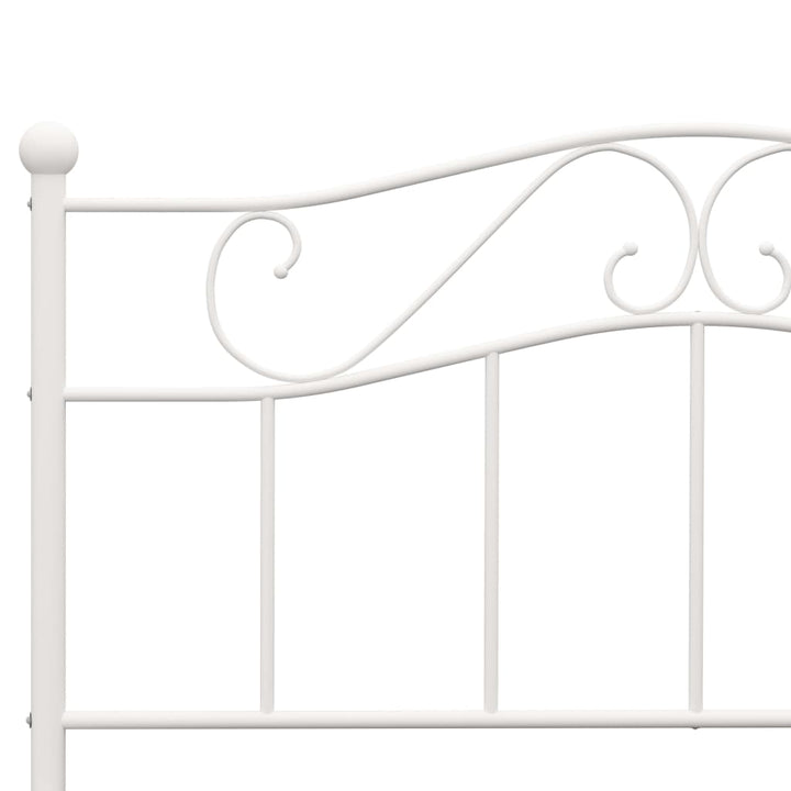 sengestel 160x200 cm metal hvid