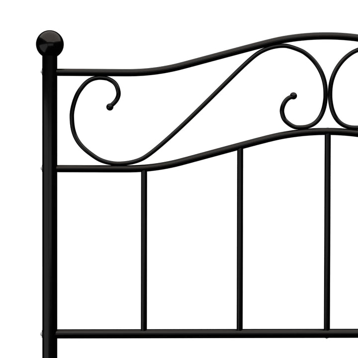 sengestel 100x200 cm metal sort