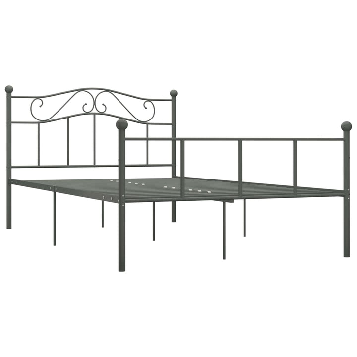 sengestel 160x200 cm metal grå