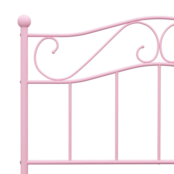 sengestel 100x200 cm metal pink