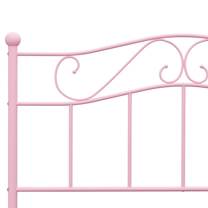 sengestel 160x200 cm metal pink