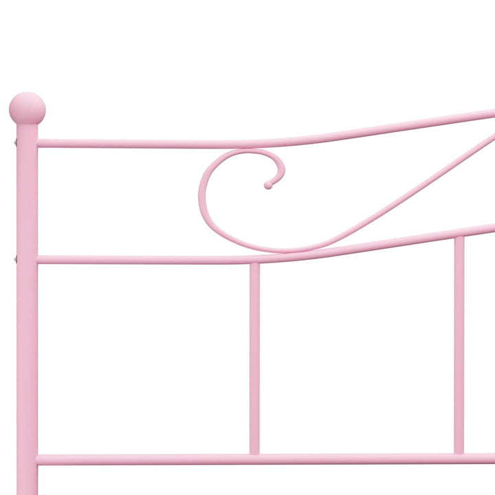 sengestel 180x200 cm metal pink