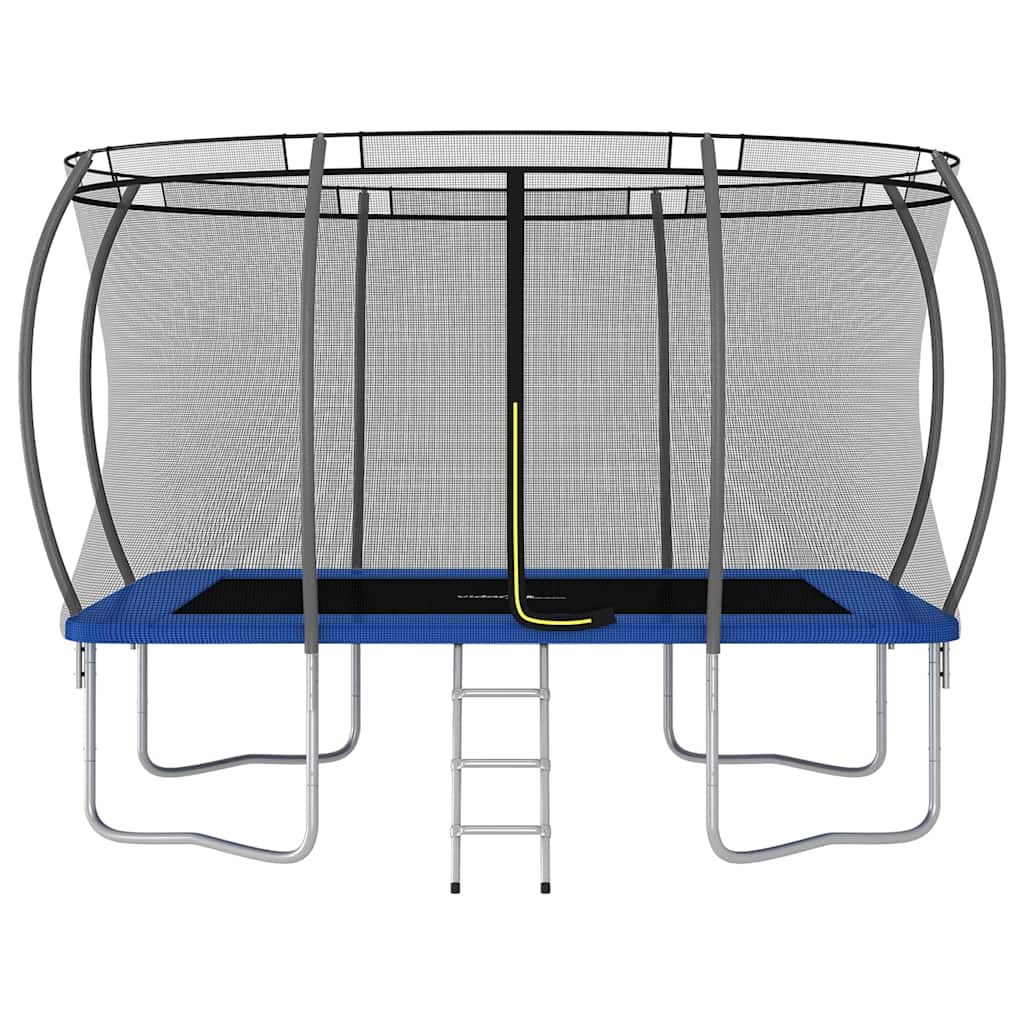 trampolinsæt 335x244x90 cm 150 kg rektangulær