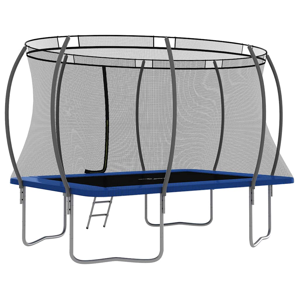 trampolinsæt 335x244x90 cm 150 kg rektangulær