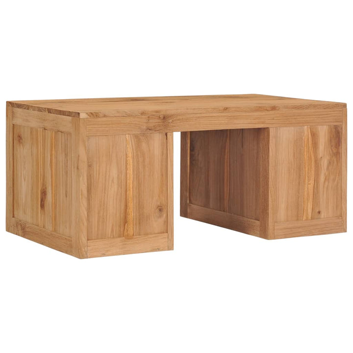 sofabord 90x50x40 cm massivt teaktræ