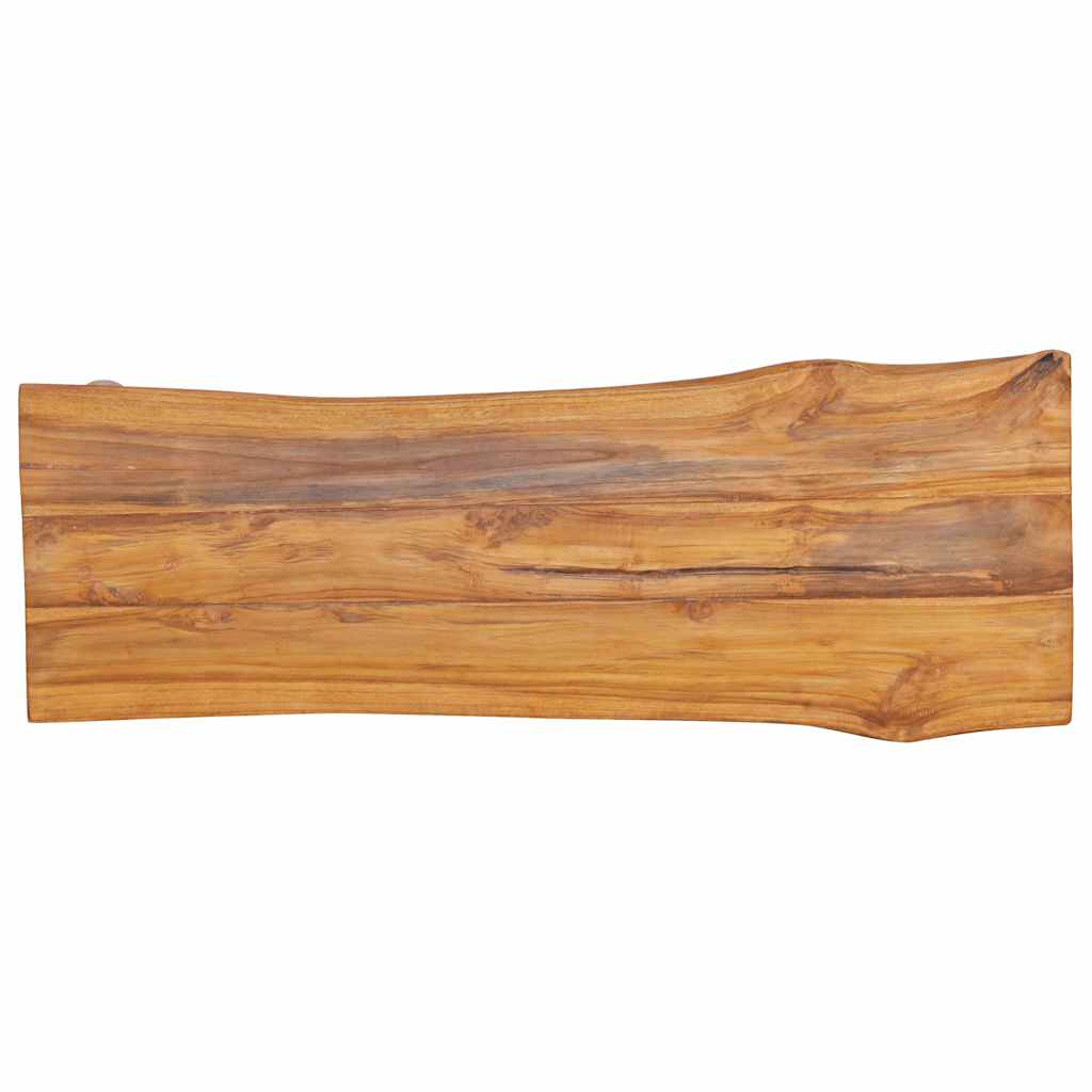 havebænk 120 cm massivt teaktræ