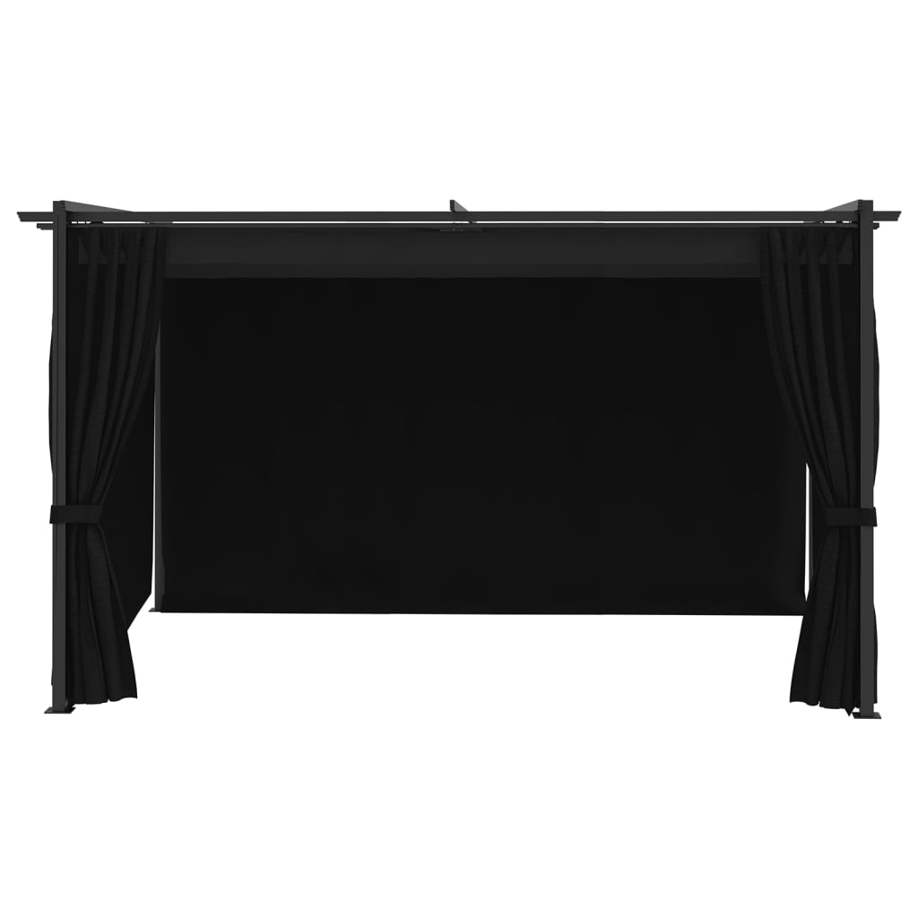 pavillon 4x3 m antracitgrå