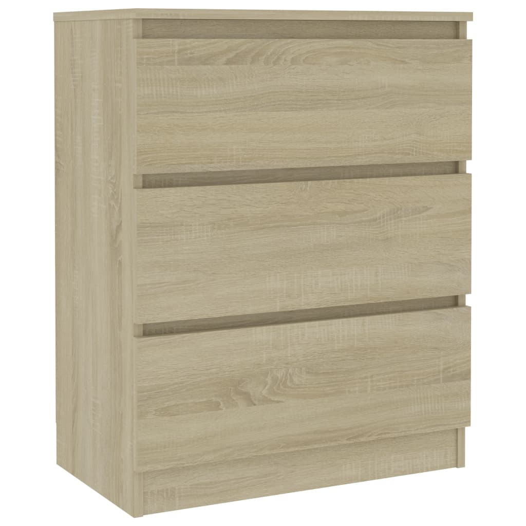 skænk 60x35x76 cm konstrueret træ sonoma-eg