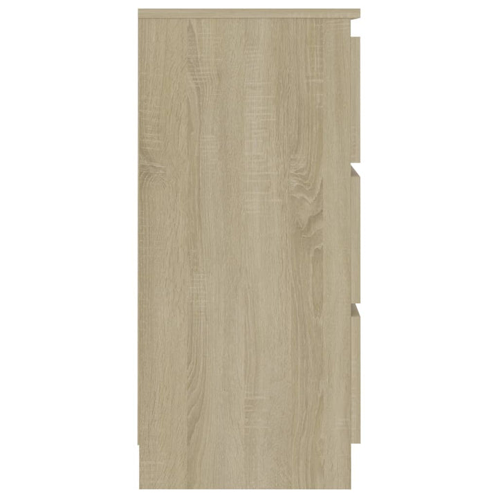 skænk 60x35x76 cm konstrueret træ sonoma-eg
