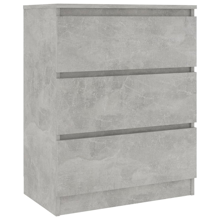 skænk 60x35x76 cm konstrueret træ betongrå
