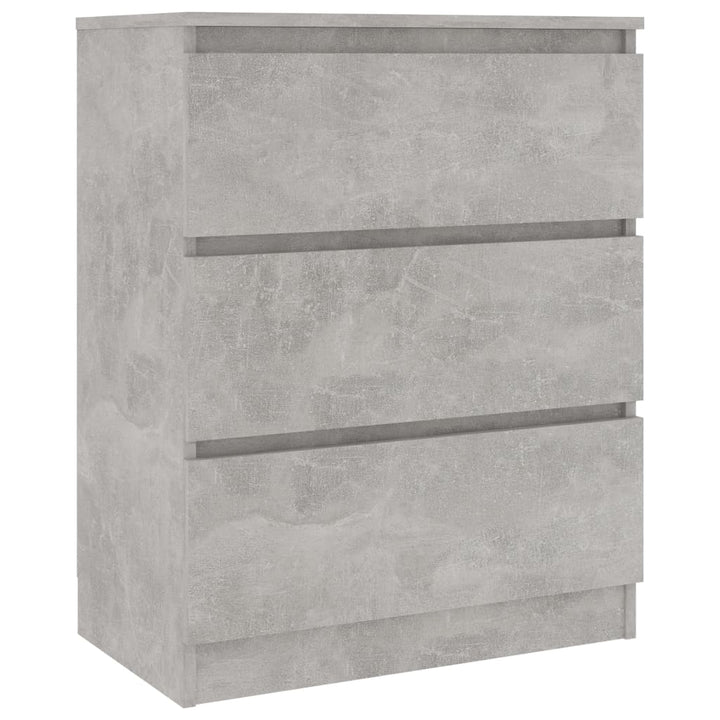 skænk 60x35x76 cm konstrueret træ betongrå