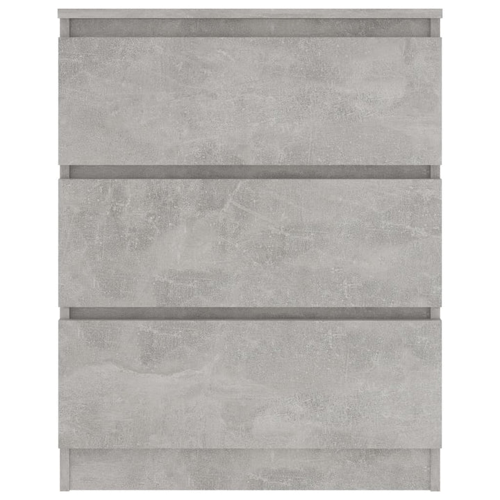 skænk 60x35x76 cm konstrueret træ betongrå