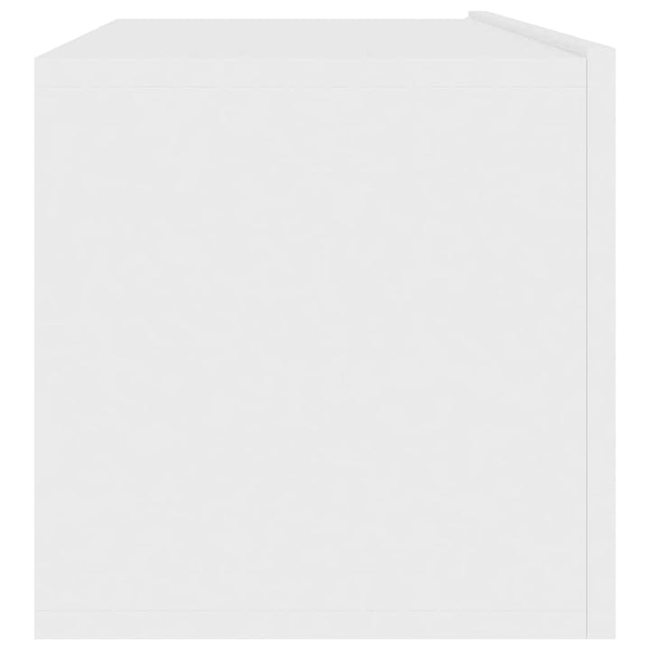 tv-bord 100x30x30 cm konstrueret træ hvid