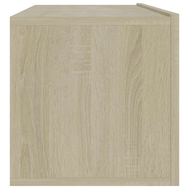 tv-bord 100x30x30 cm konstrueret træ sonoma-eg