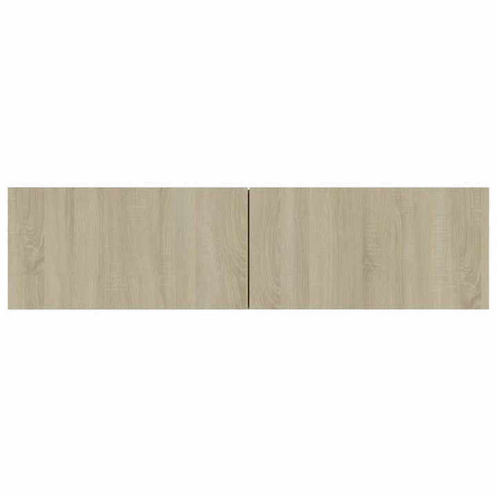 tv-bord 120x30x30 cm konstrueret træ sonoma-eg