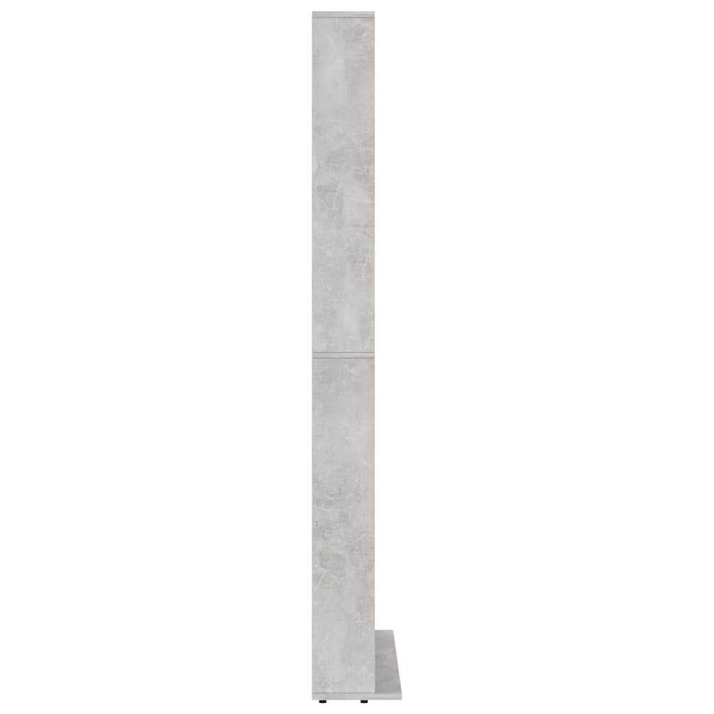 cd-reol 102x16x177,5 cm konstrueret træ betongrå