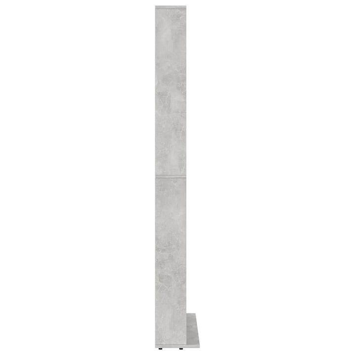 cd-reol 102x16x177,5 cm konstrueret træ betongrå