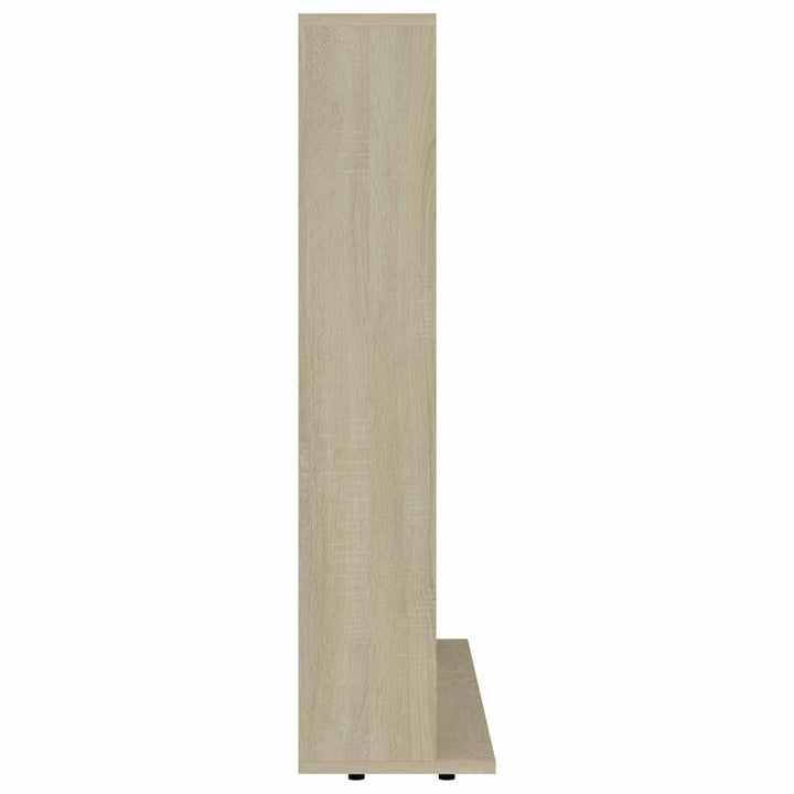cd-reol 100x23x89,5 cm konstrueret træ sonoma-eg