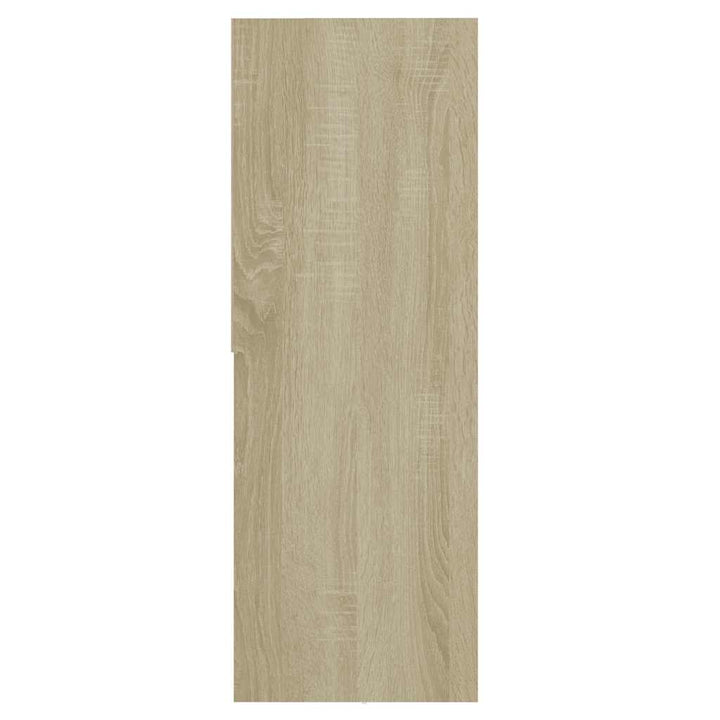 bogreol 67x24x161 cm konstrueret træ sonoma-eg