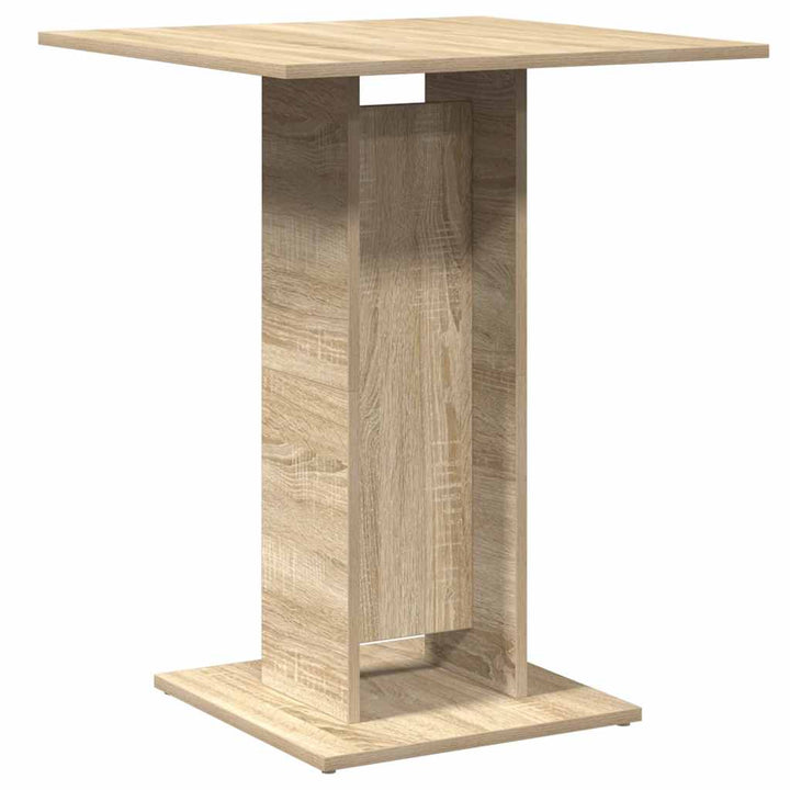 bistrobord 60x60x75 cm konstrueret træ sonoma-eg