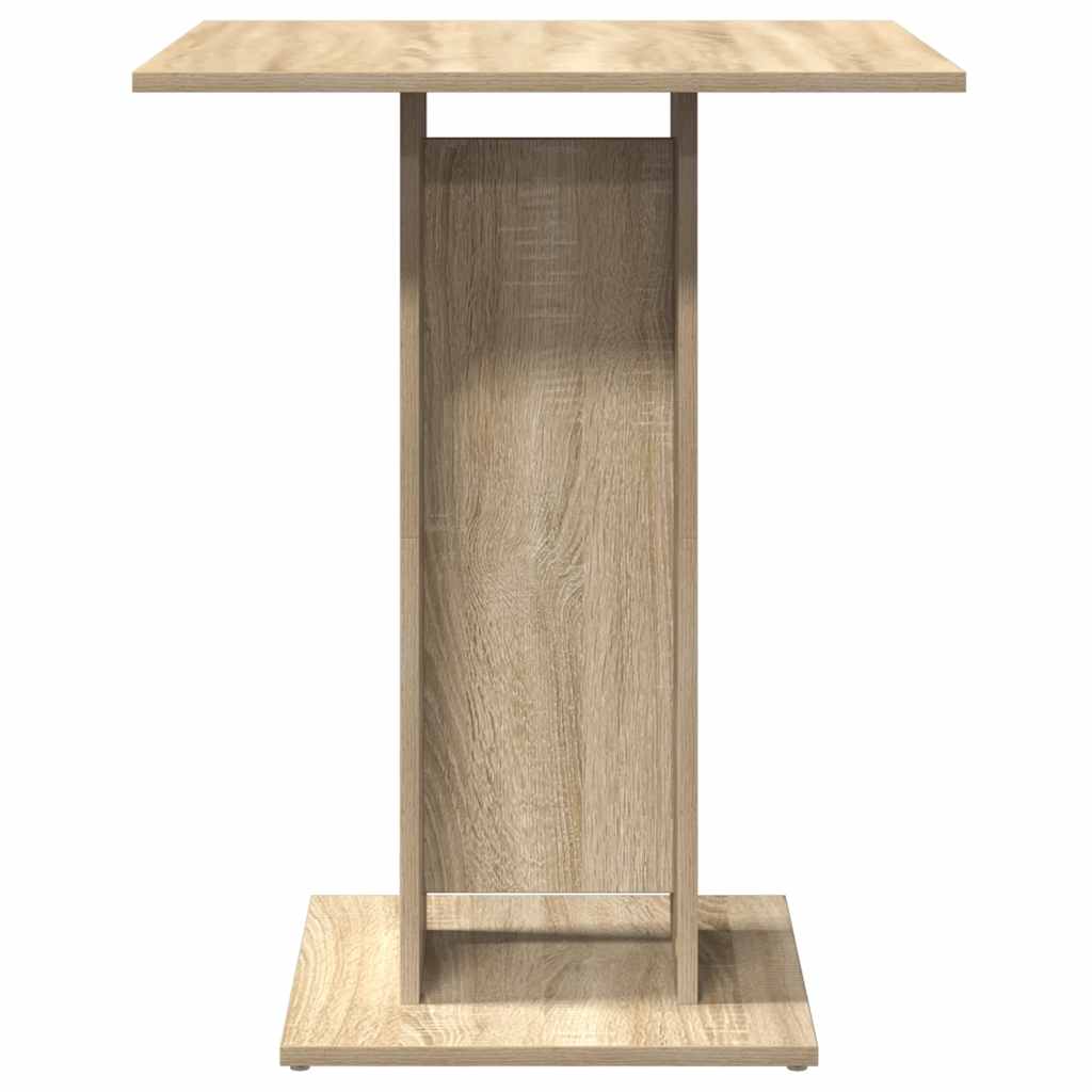 bistrobord 60x60x75 cm konstrueret træ sonoma-eg