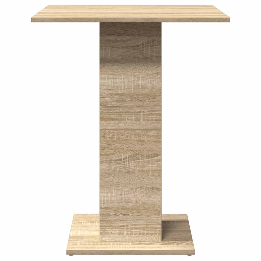bistrobord 60x60x75 cm konstrueret træ sonoma-eg