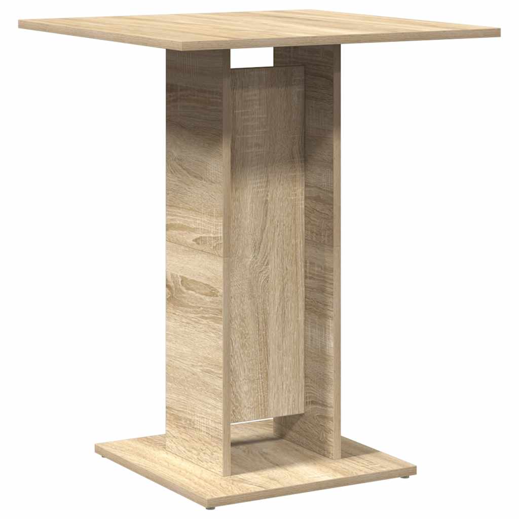 bistrobord 60x60x75 cm konstrueret træ sonoma-eg