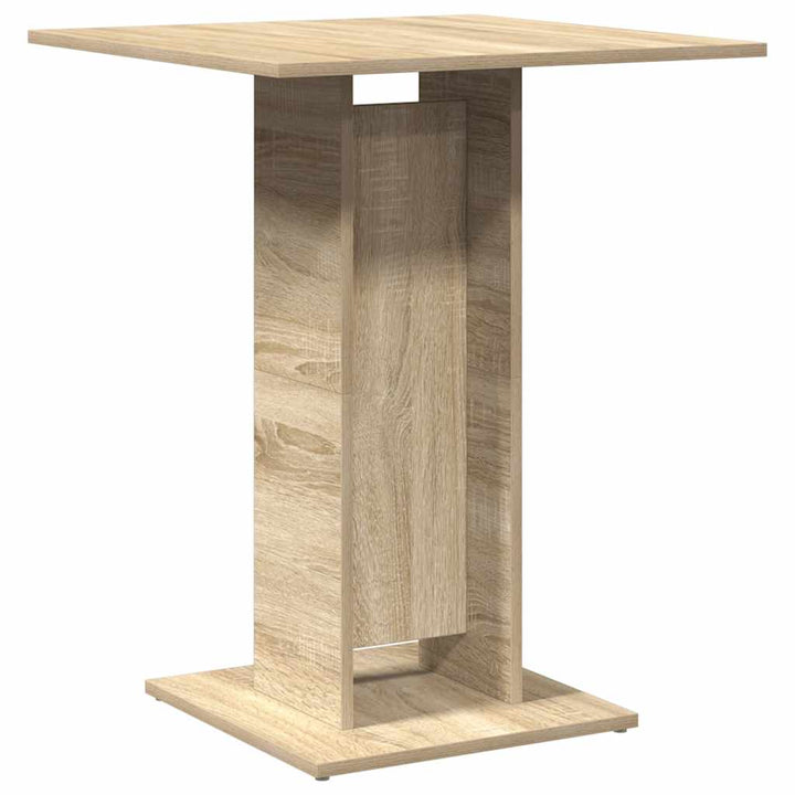 bistrobord 60x60x75 cm konstrueret træ sonoma-eg