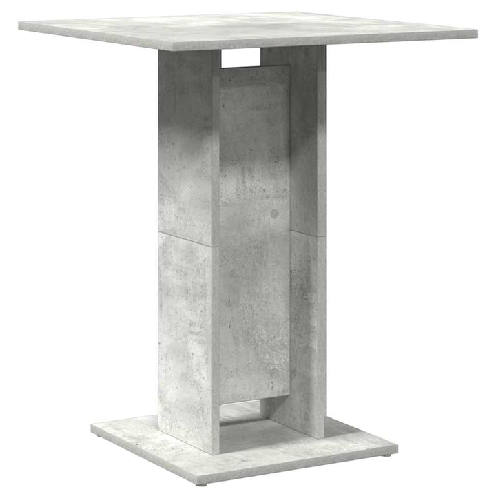 bistrobord 60x60x75 cm konstrueret træ betongrå