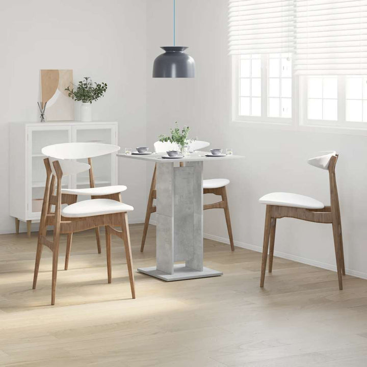 bistrobord 60x60x75 cm konstrueret træ betongrå