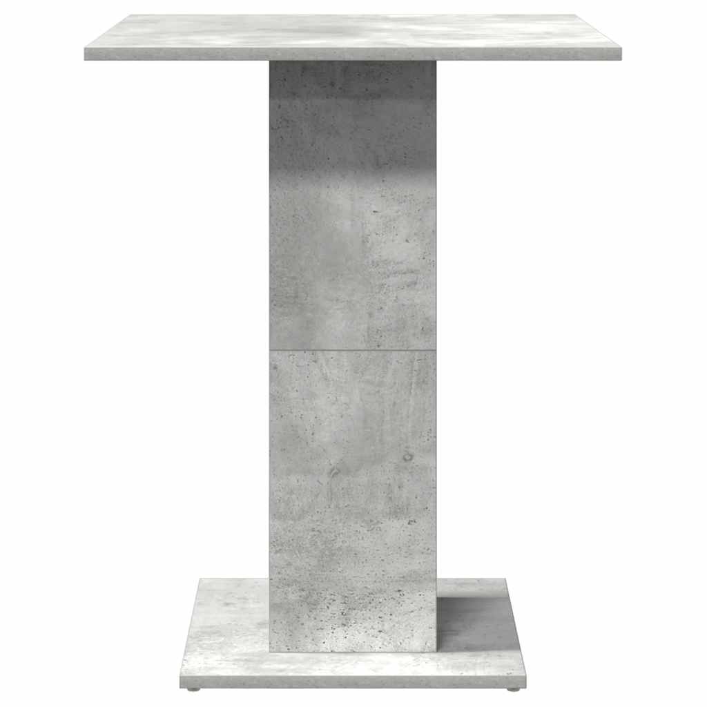bistrobord 60x60x75 cm konstrueret træ betongrå