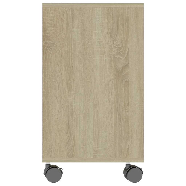 sidebord 70x35x55 cm konstrueret træ sonoma-egetræsfarvet