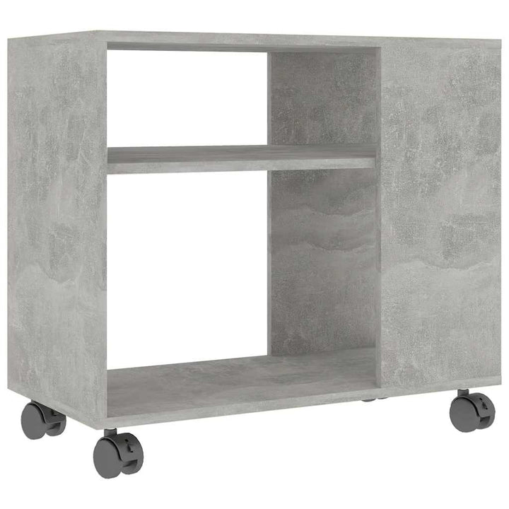 sidebord 70x35x55 cm konstrueret træ betongrå