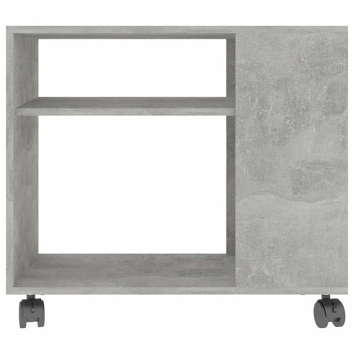 sidebord 70x35x55 cm konstrueret træ betongrå