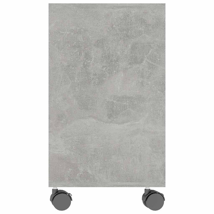 sidebord 70x35x55 cm konstrueret træ betongrå