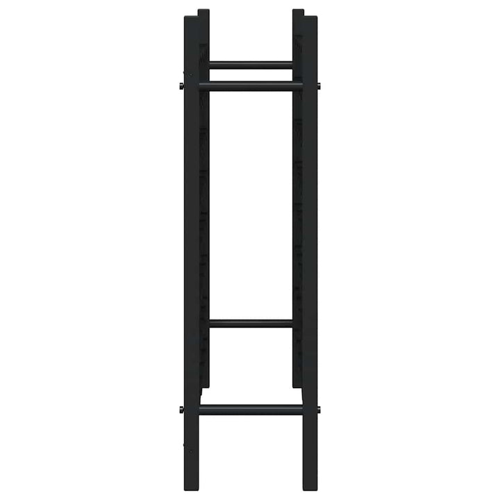 vinreol til 48 flasker metal sort