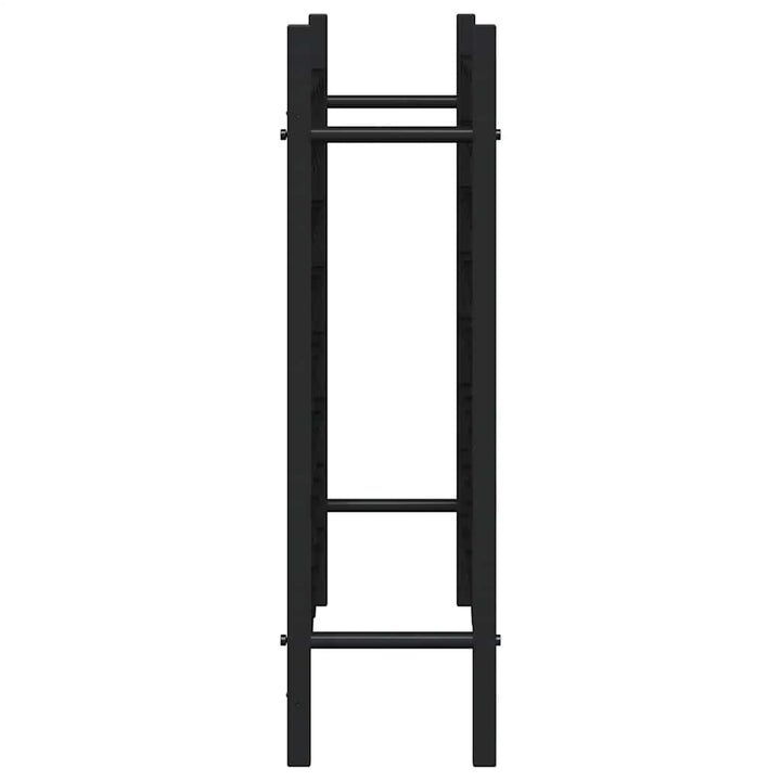 vinreol til 48 flasker metal sort