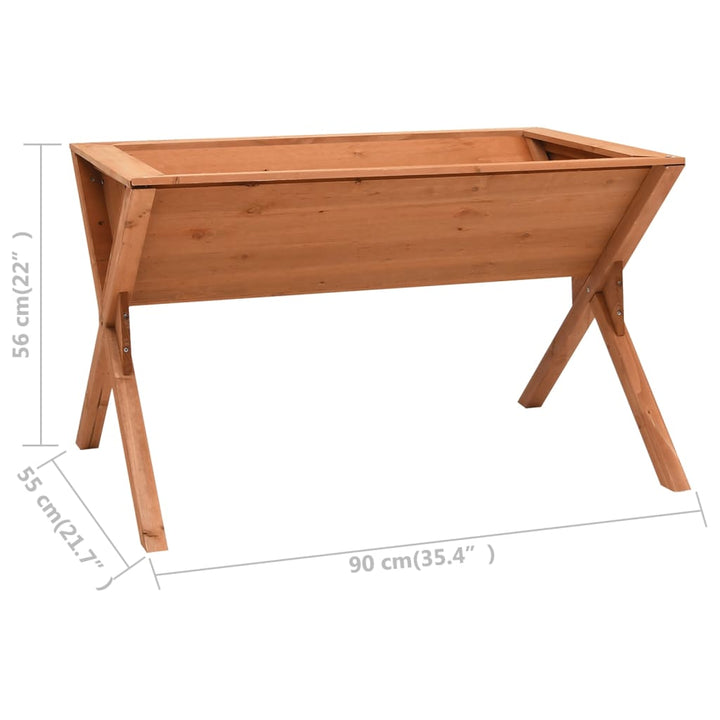 plantekasse 90x55x56 cm fyrretræ