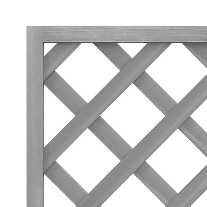 plantekasse med espalier 40x30x135 cm massivt grantræ