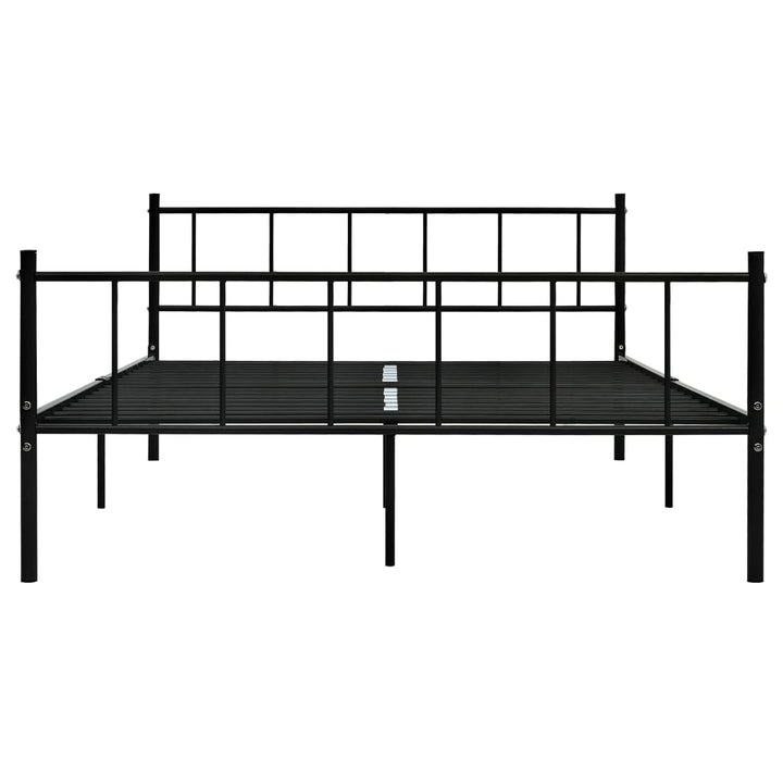 sengestel 180x200 cm metal sort