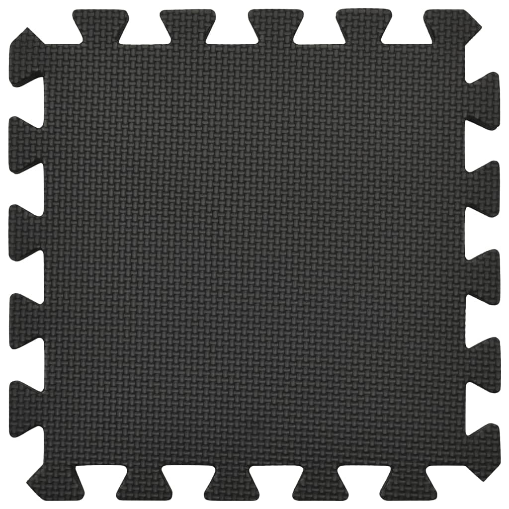 gulvmåtter 54 stk. 4,86 ㎡ EVA-skum sort