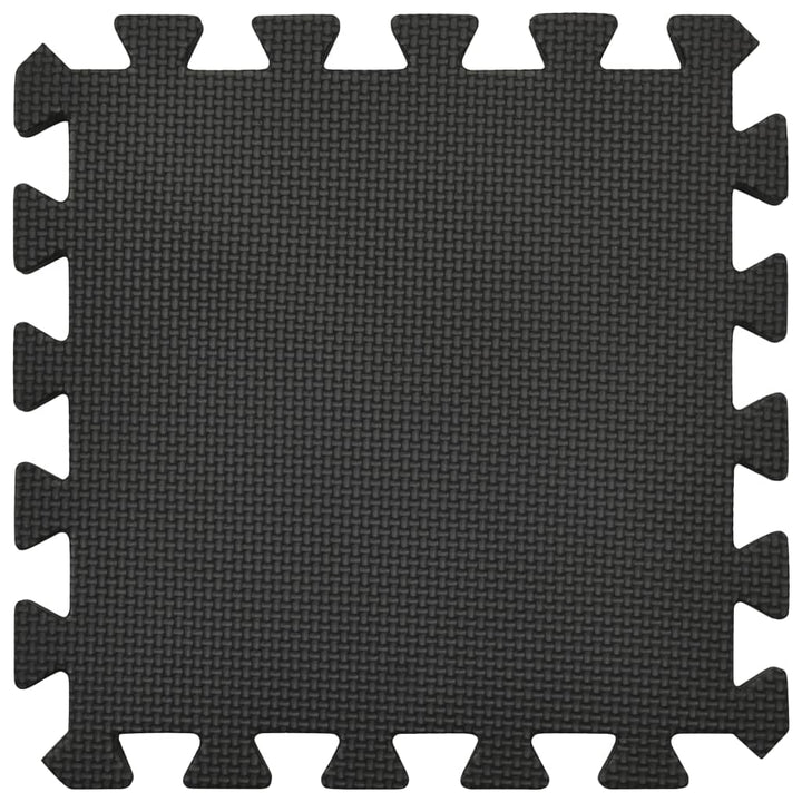 gulvmåtter 54 stk. 4,86 ㎡ EVA-skum sort