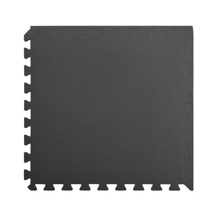 gulvmåtter 12 stk. 4,32 ㎡ EVA-skum sort