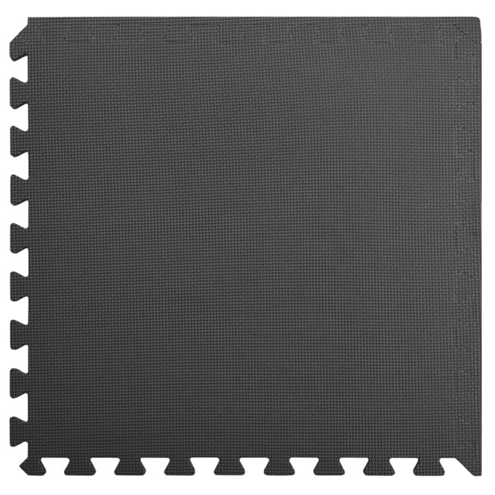 gulvmåtter 24 stk. 8,64 ㎡ EVA-skum sort