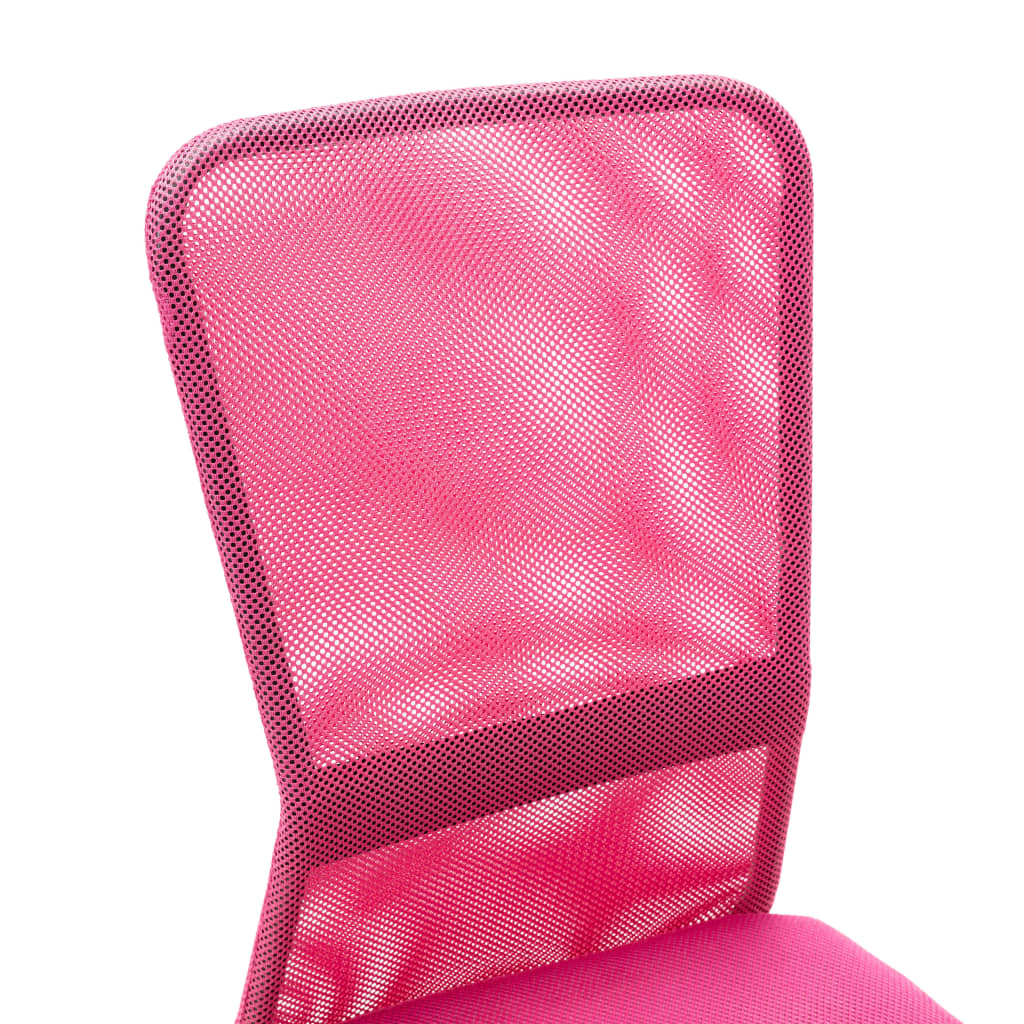 kontorstol 44x52x100 cm meshstof pink