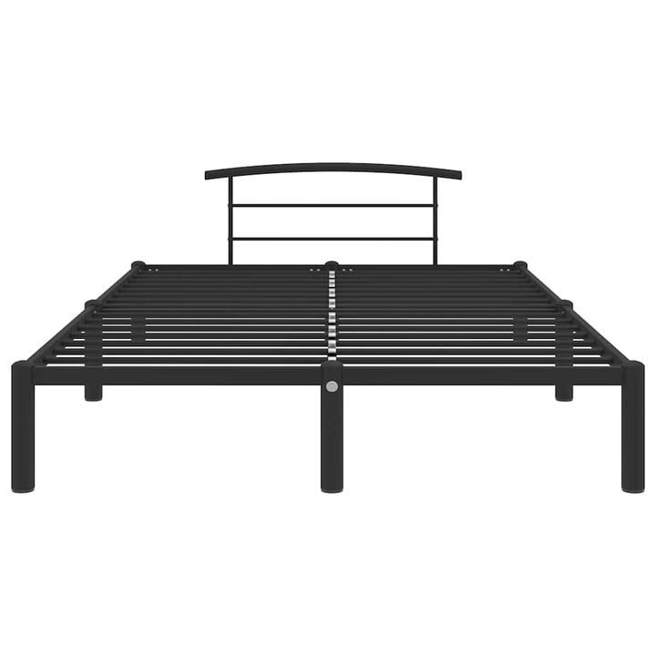 sengestel 120x200 cm metal sort