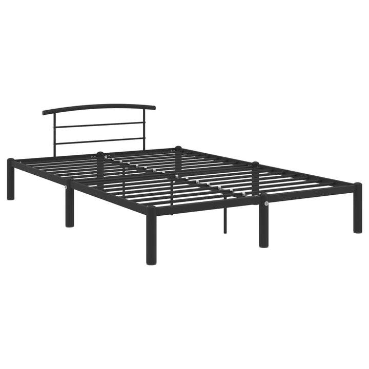 sengestel 140x200 cm metal sort